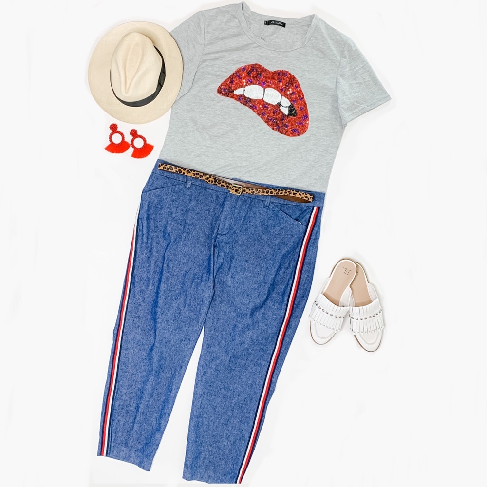 NWT Old Navy Side Stripe Pixie Pants 18 Plus